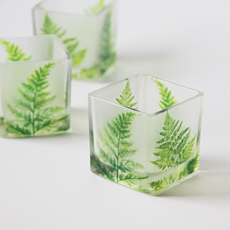 Candle Making Glass - وعاء شمع على الطراز الشمال أوروبي،