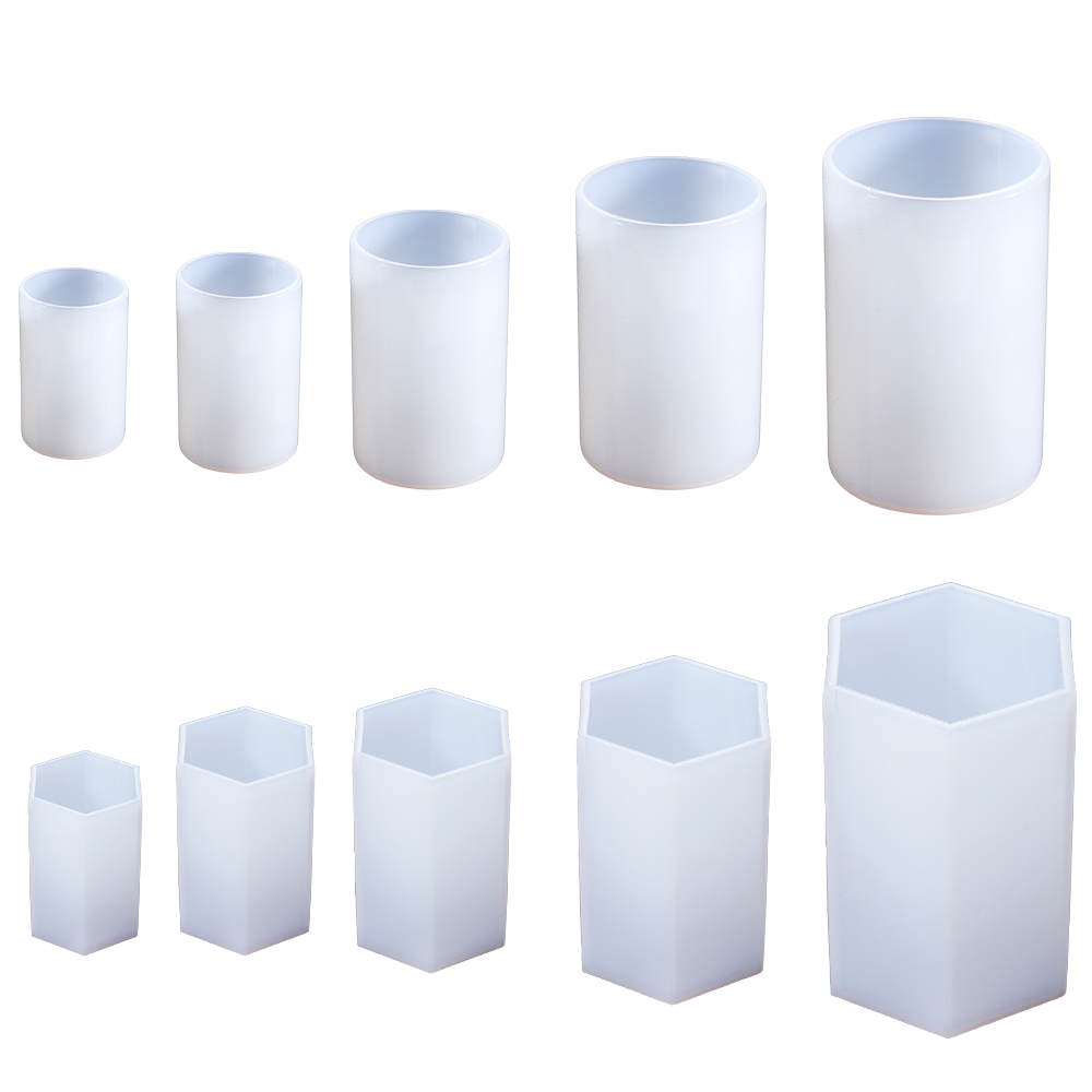 Candle Making Supplies - اسطوانة قالب من السيليكون مسدس راتنجات
