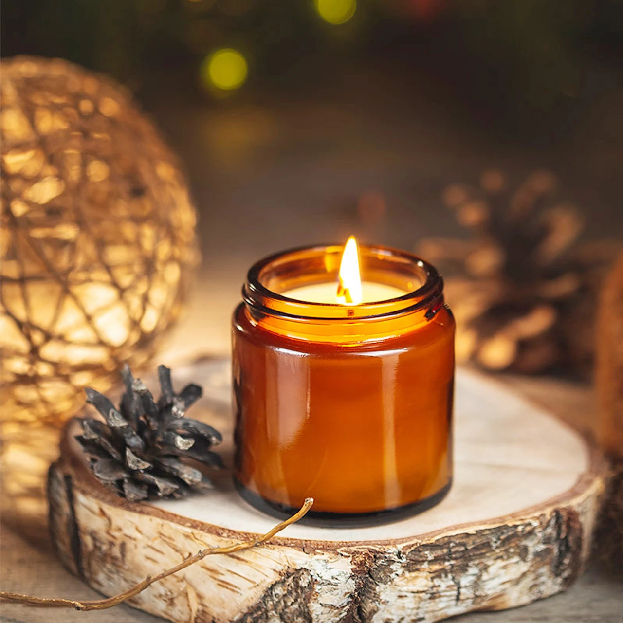 Candle Making Glass - أوعية زجاجية للشموع، أوعية زجاجية مستديرة