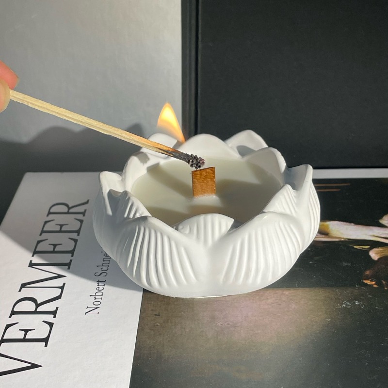 Candle Making Process - ثلاثية الأبعاد لوتس شمعة حامل قالب