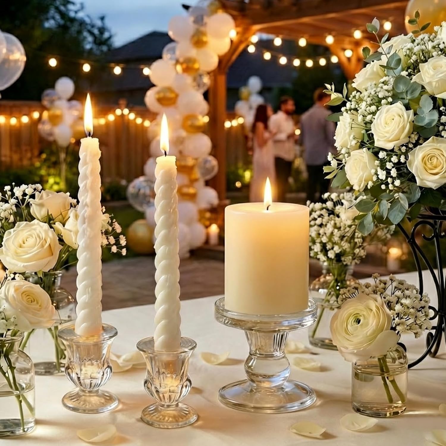 Candle Making Glass - حاملات شموع يونيتي من الزجاج الشفاف
