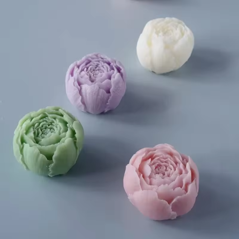 قالب سيليكون على شكل وردة مع ب - مراجعة Candle Making Gel Wax وسعره