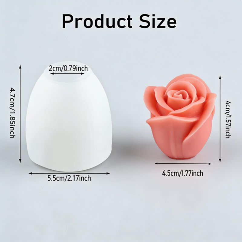 قالب سيليكون 2Only3DRose، يستخ - مراجعة Candle Making Process وسعره