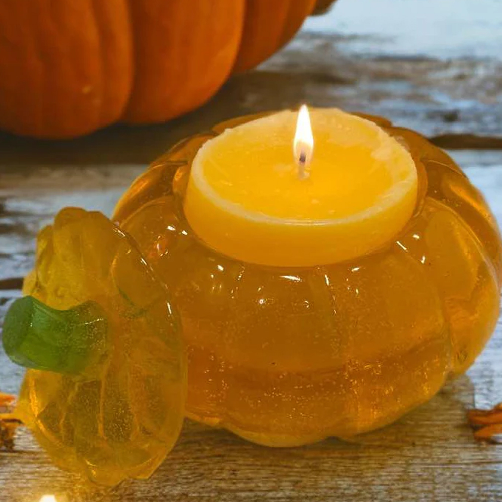 شمع جيلي جل أصفر شفاف 200 جرام - مراجعة Candle Making Gel Wax وسعره