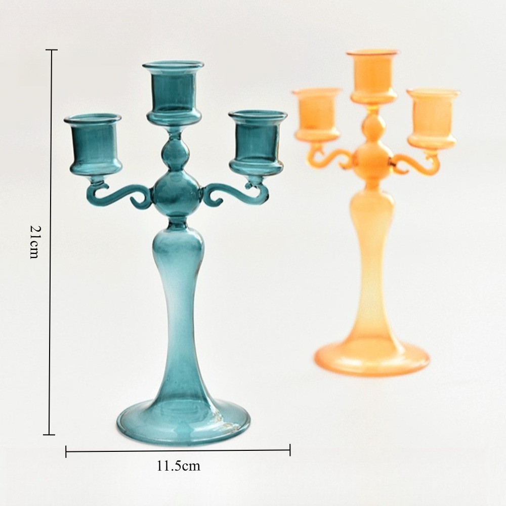 3 رؤساء الرجعية الشمعدانات الش - مراجعة Candle Making Glass وسعره
