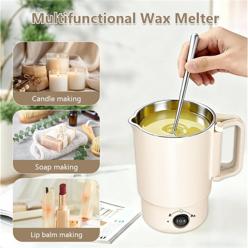 طقم وعاء كهربائي لصهر الشمع A4 - مراجعة Candle Making For Beginners وسعره
