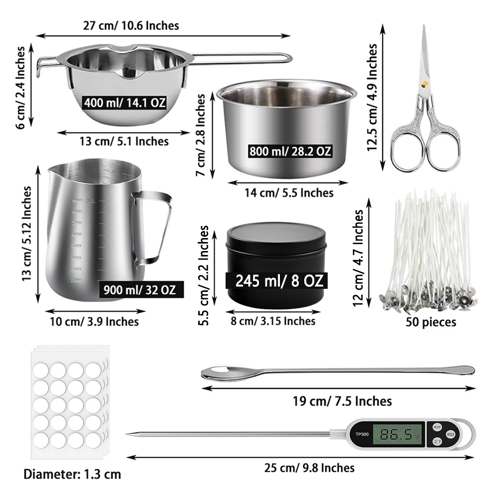 مجموعة صناعة الشموع Glintmos D - مراجعة Candle Making Supplies وسعره