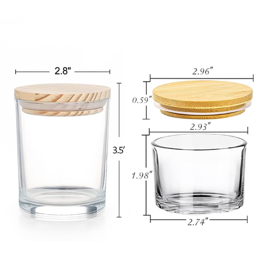 برطمانات شموع زجاجية شفافة، حا - مراجعة Candle Making Glass وسعره