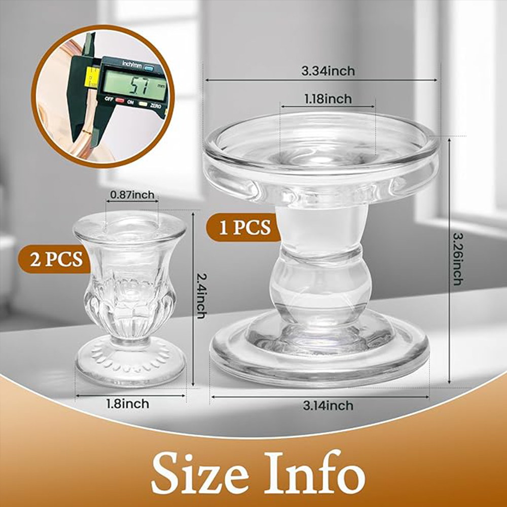 حاملات شموع يونيتي من الزجاج ا - مراجعة Candle Making Glass وسعره