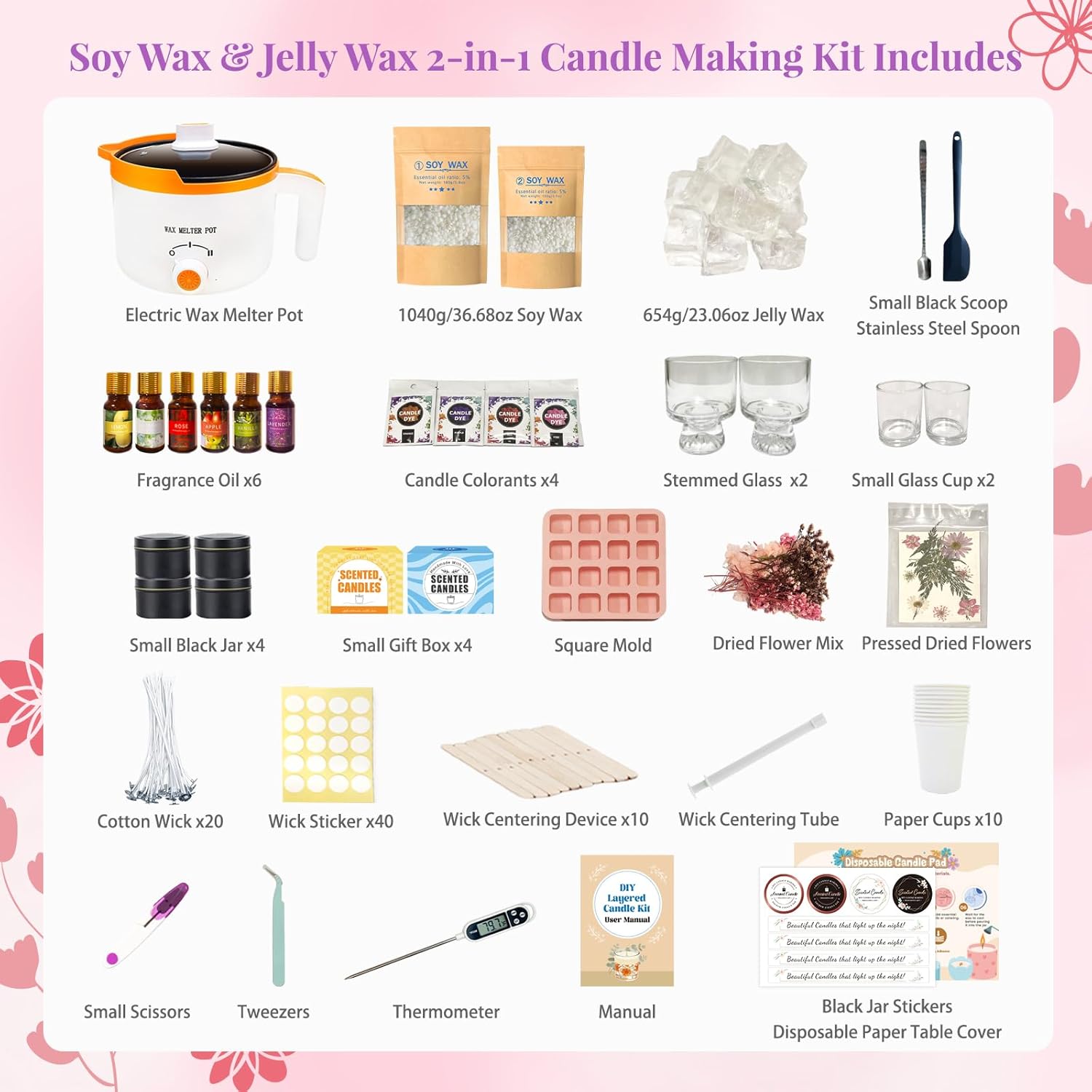 طقم صنع الشموع 2 في 1 من شمع ا - مراجعة Candle Making For Beginners وسعره