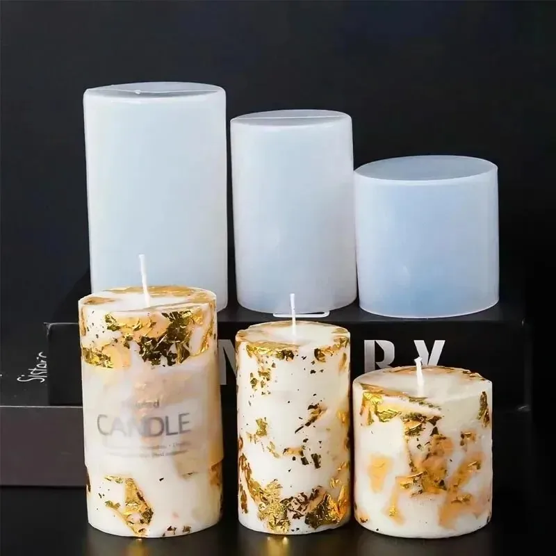 قالب شمع سيليكون أسطواني جديد  - مراجعة Candle Making Gel Wax وسعره