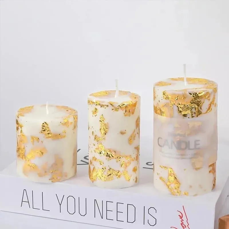 قالب شمع سيليكون أسطواني جديد  - مراجعة Candle Making Gel Wax وسعره