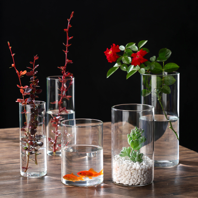مزهريات اسطوانة زجاجية مزهرية  - مراجعة Candle Making Glass وسعره
