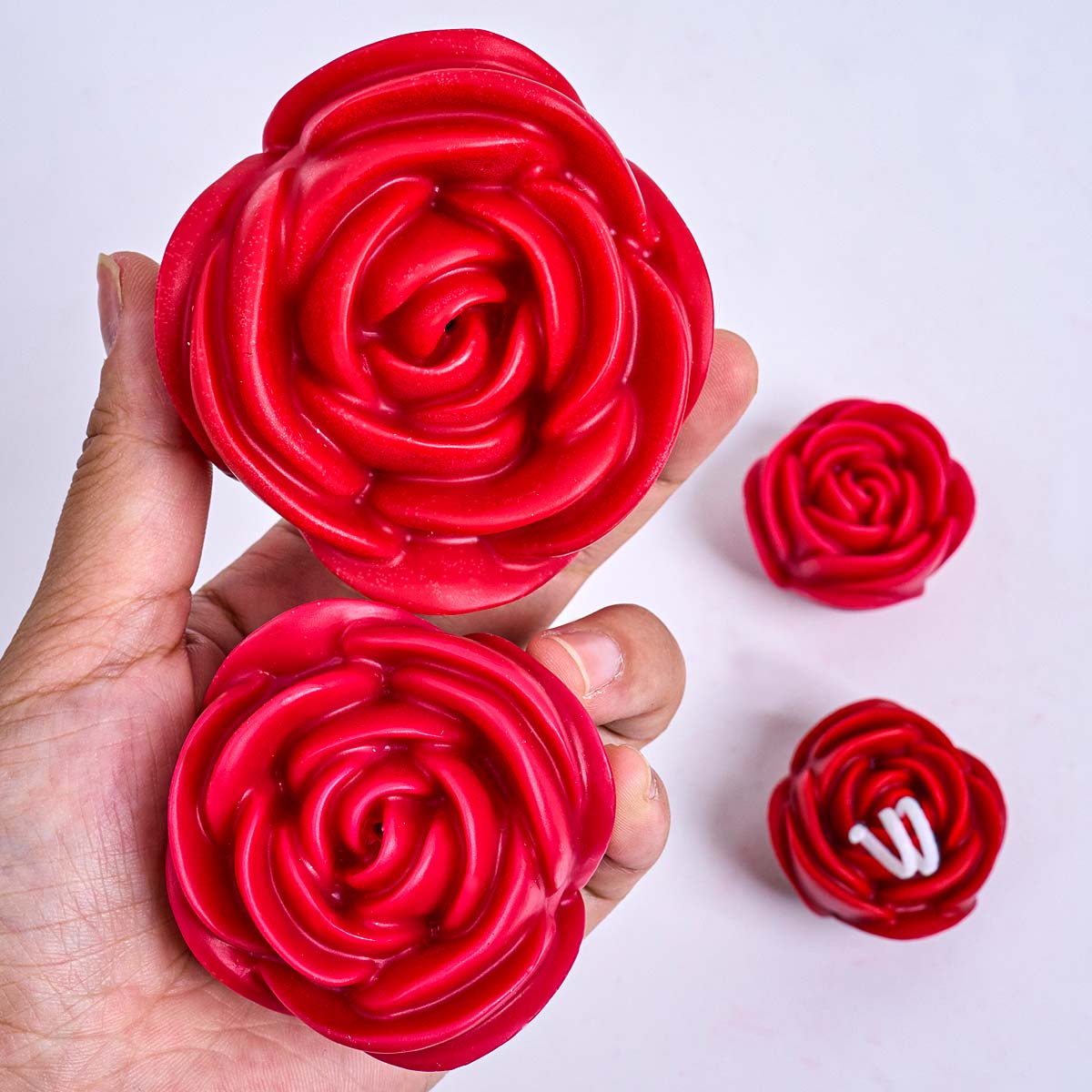 ثلاثية الأبعاد شكل زهرة سيليكو - مراجعة Candle Making Gel Wax وسعره