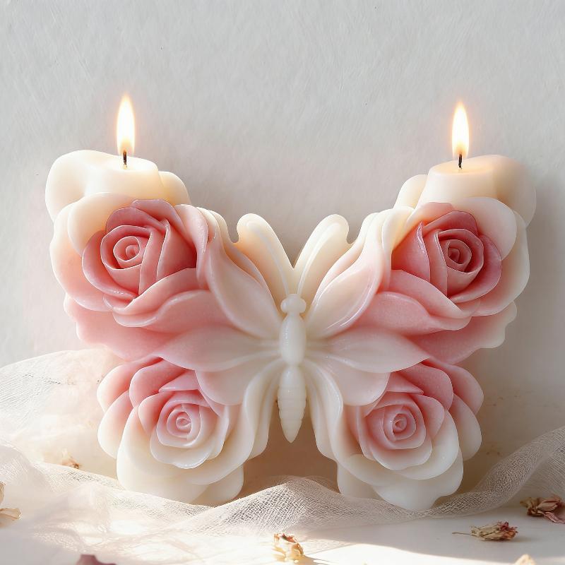 قالب سيليكون على شكل فراشة وور - مراجعة Candle Making Tutorial وسعره