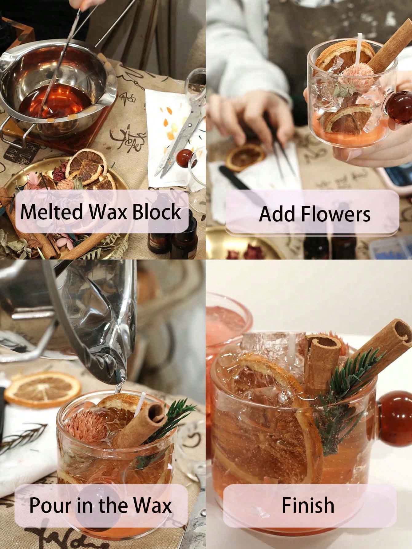100 جرام/500 جرام/1 كجم شمع جي - مراجعة Candle Making Gel Wax وسعره